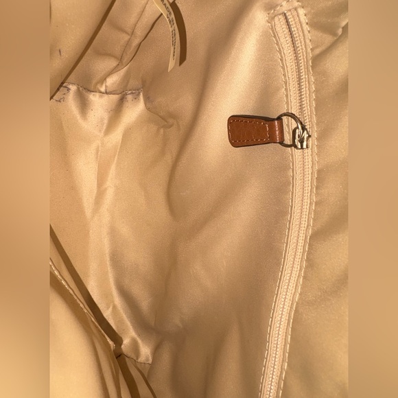 Coach Pebbled Leather Structured Satchel Crossbody Brown - Picture 9 of 12